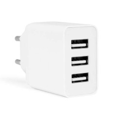 Tomada Multipla USB - Carregue até 3 dispositivos em simultâneo